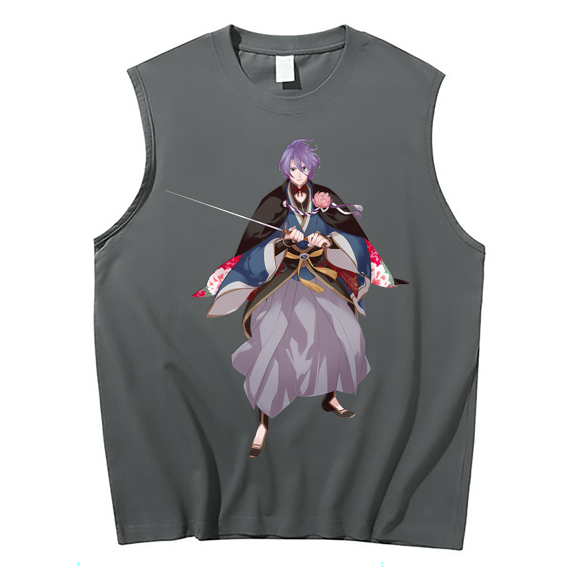 （画像用） 刀剣乱舞 Touken Ranbu コットン100％タンクトップ（フロントプリント）